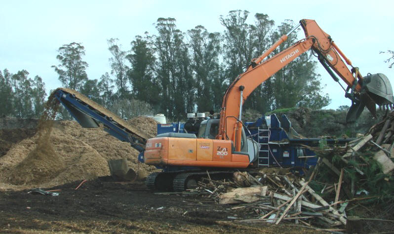 Yard waste removal in Sebastopol, CA disposal of green waste.